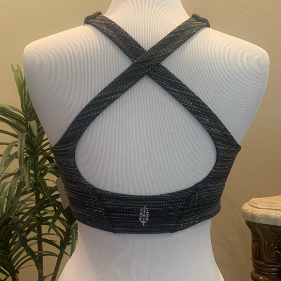 NWT Free People Movement Strut Sports Bra XS X-Small Black Combo - Picture 7 of 11